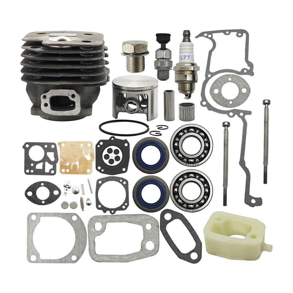 52mm Cylinder Piston Kit for Husqvar 272XP 61 268 272 XP Chainsaws Bearing Gasket Carburetor Big Bore Replacement Parts