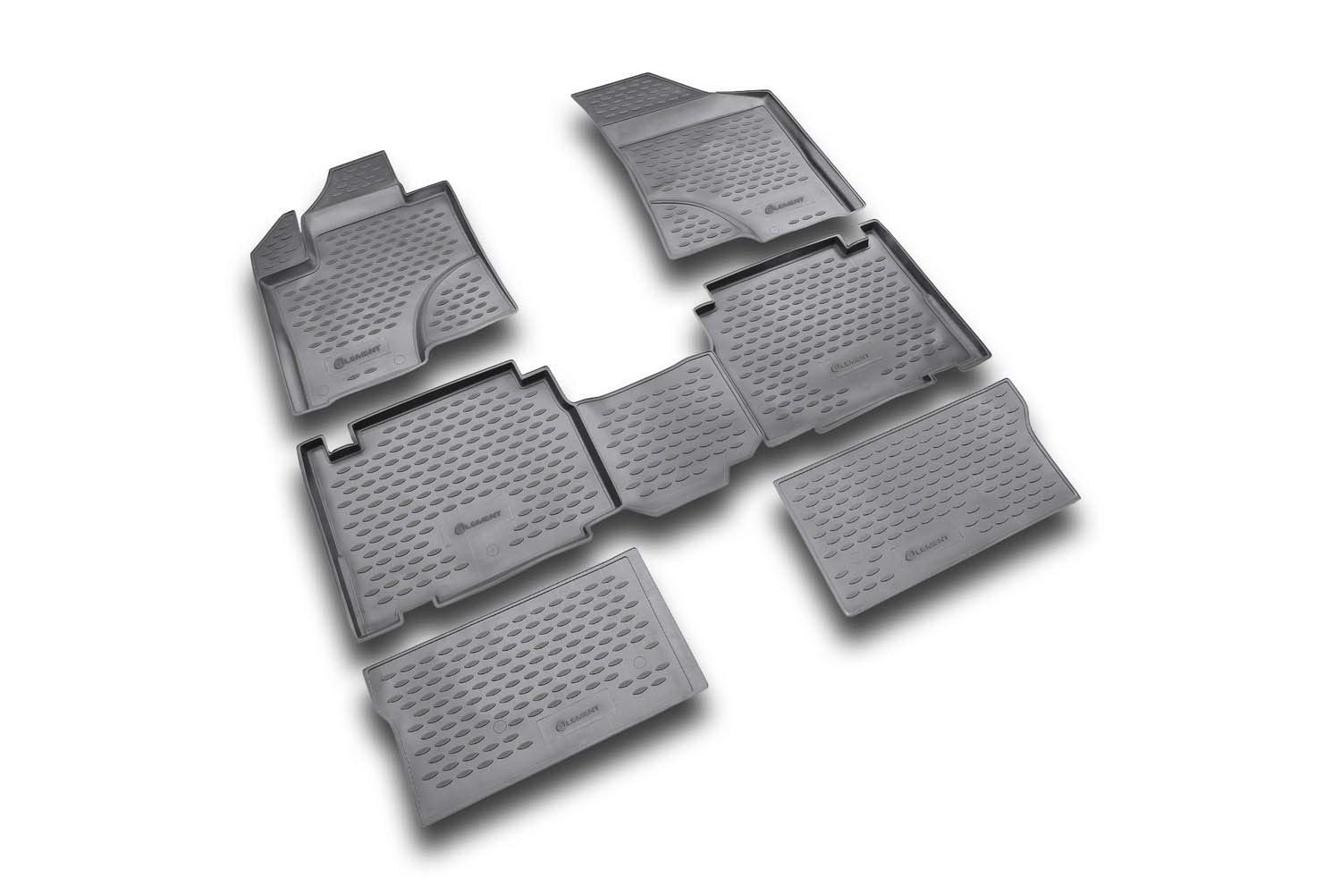 ELEMENT Alfombrillas 3D para ŠKODA Karoq 2017- | Familiar | Europa | Sin Caja Asiento | 4 Piezas — view 30