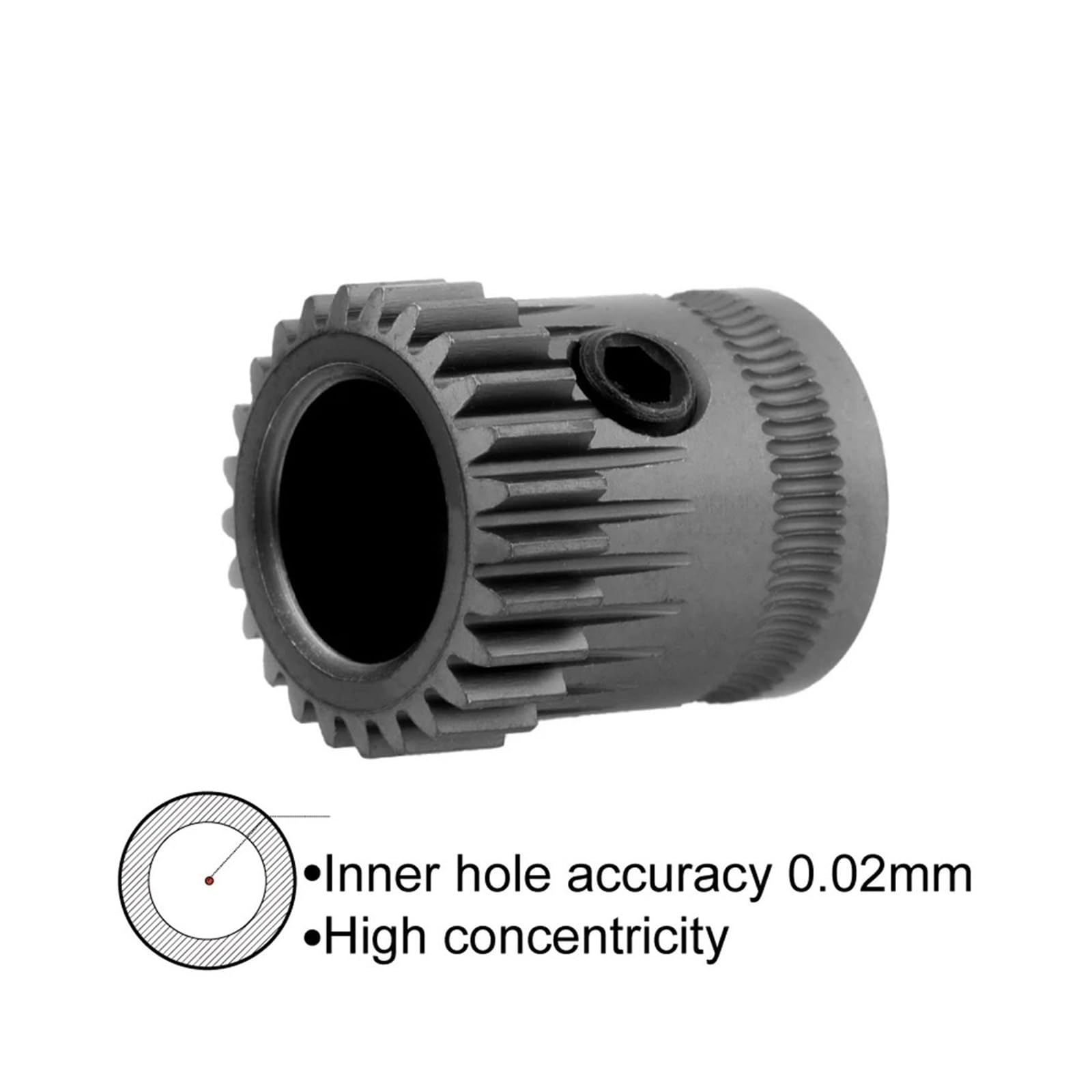 3D-Druckerteile, 8 mm Dual-Zahnrad-Extruder mit tragbarem Innendurchmesser Nano-Beschichtung