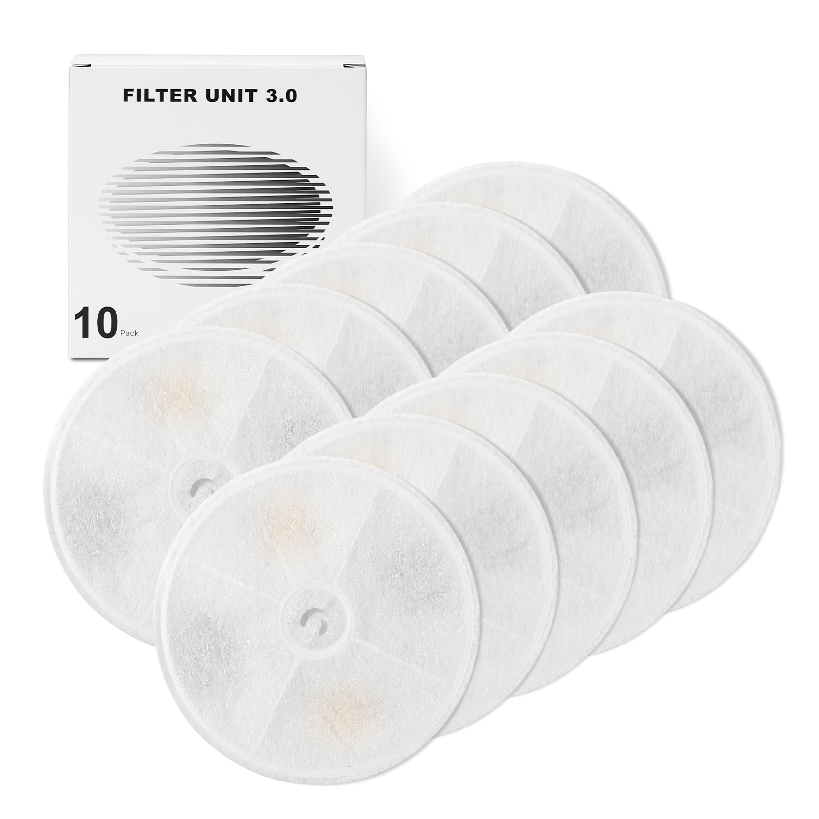 10 Filtri Per Fontana Gatti Vindox - Compatibili Con Fontane 1.85L E 2L/1.8L, Con Carbone Attivo E Resina - Foto 2