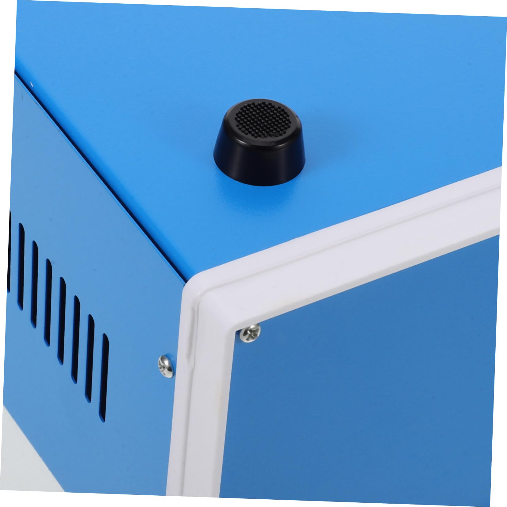 DOITOOL Caja de Conexiones Metálica Azul para Bricolaje Protección y Fácil Instalación, Adecuado para Dispositivos de Medición en Estaciones de Metro y Aeropuertos