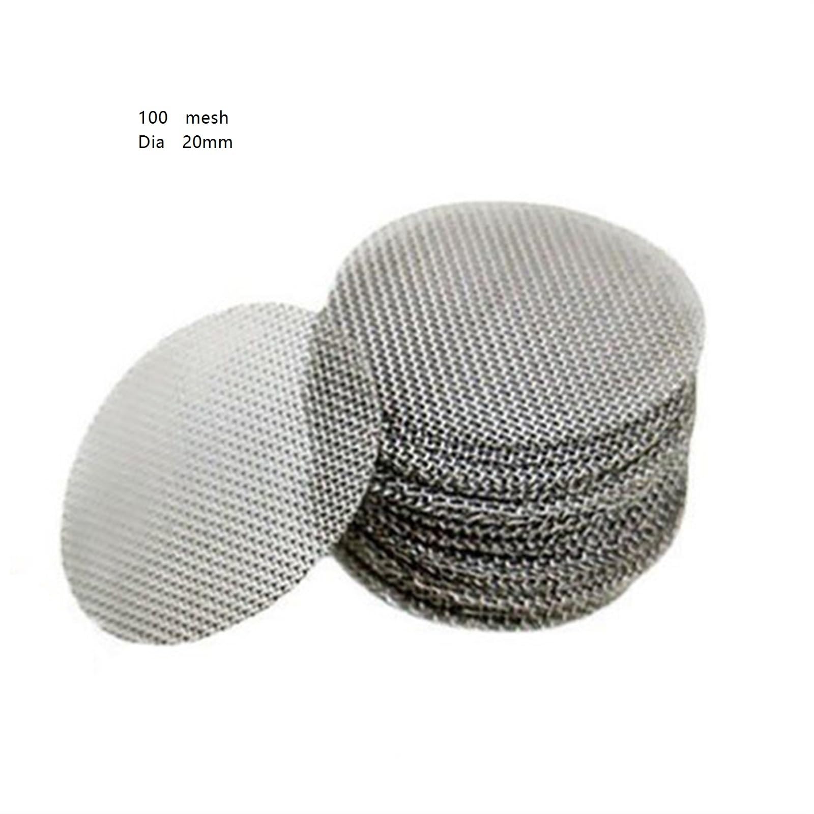 Amazon.co.jp: 80個入り 金属フィルタースクリーン 100メッシュ 20mm