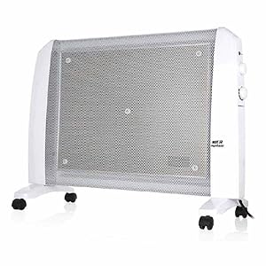 Orbegozo RM 1510 - Radiador de MICA, 1500 W, sistema antivuelco, termostato regulable, no consume oxígeno, protección contra sobrecalentamiento, sin fluido
