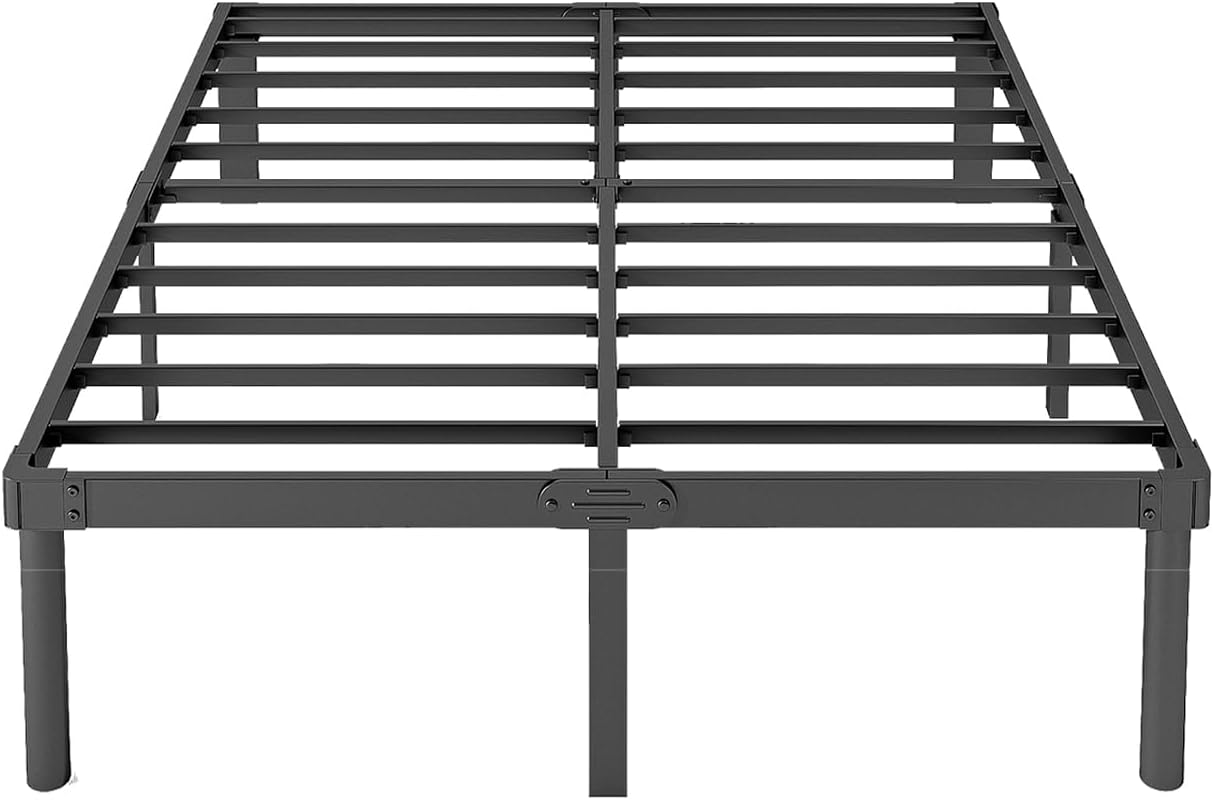 SunnyDaze 16 Inch High Platform Queen Bed Frame No Box