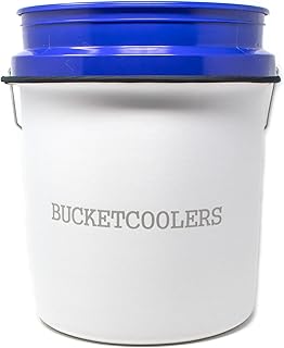 Bucket Cooler - 7mm Neoprene Sleeve for 5 Gallon Bucket (White)