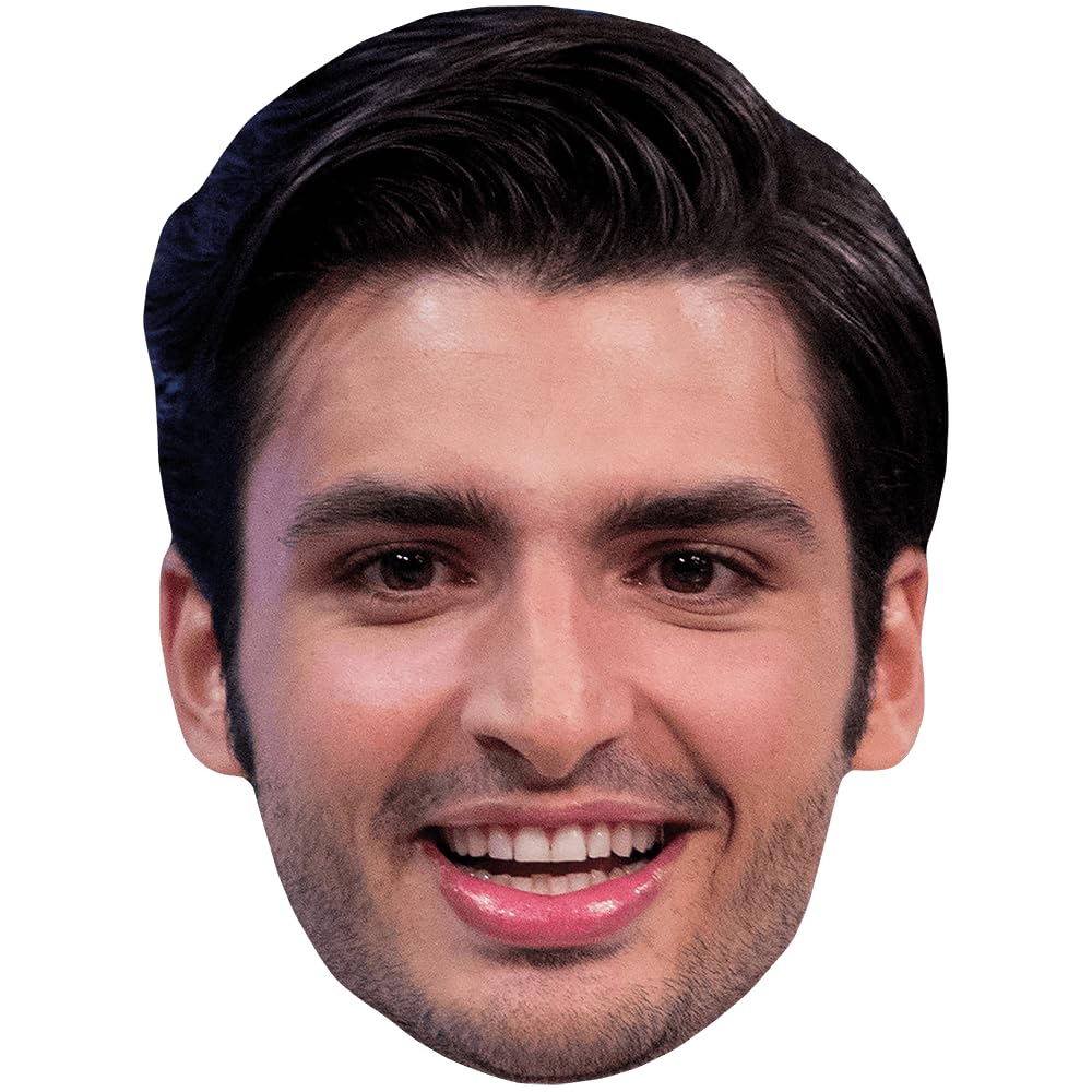 Celebrity Cutouts Lifelike Carlos Sainz Jr (Beard) Big Head. Larger Than Life Mask.