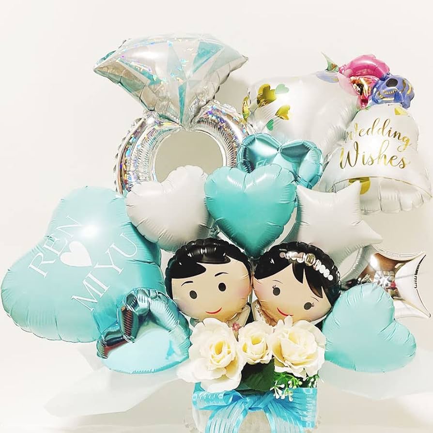 バルーンアレンジ  バルーンギフト　結婚祝い　ウェディング 選べる バルーンギフト 誕生日バルーン 名入れバルーンギフト