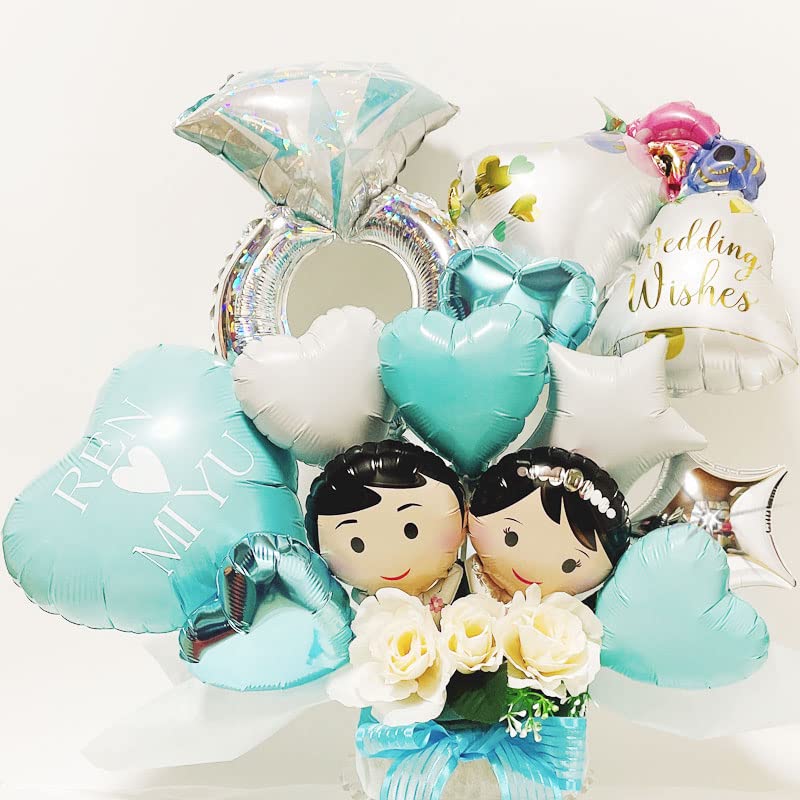 Amazon | バルーンギフト 結婚式 電報 ウエディング Wedding バルーン