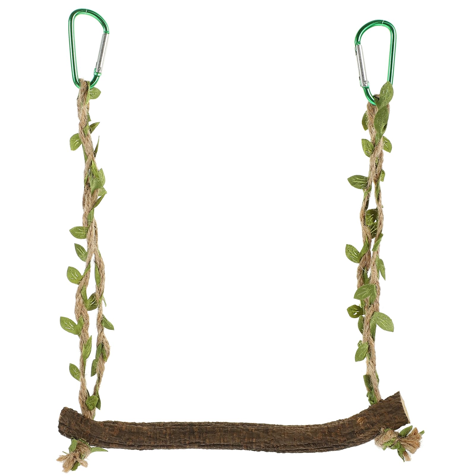 BESPORTBLE 4pezzi Altalena Per Uccelli Legno Naturale Giocattolo Appeso Per Pappagalli e Parrocchetti Accessori Per Allenamento e Riposo Gabbia Senza Installazione Necessaria Per Attività e