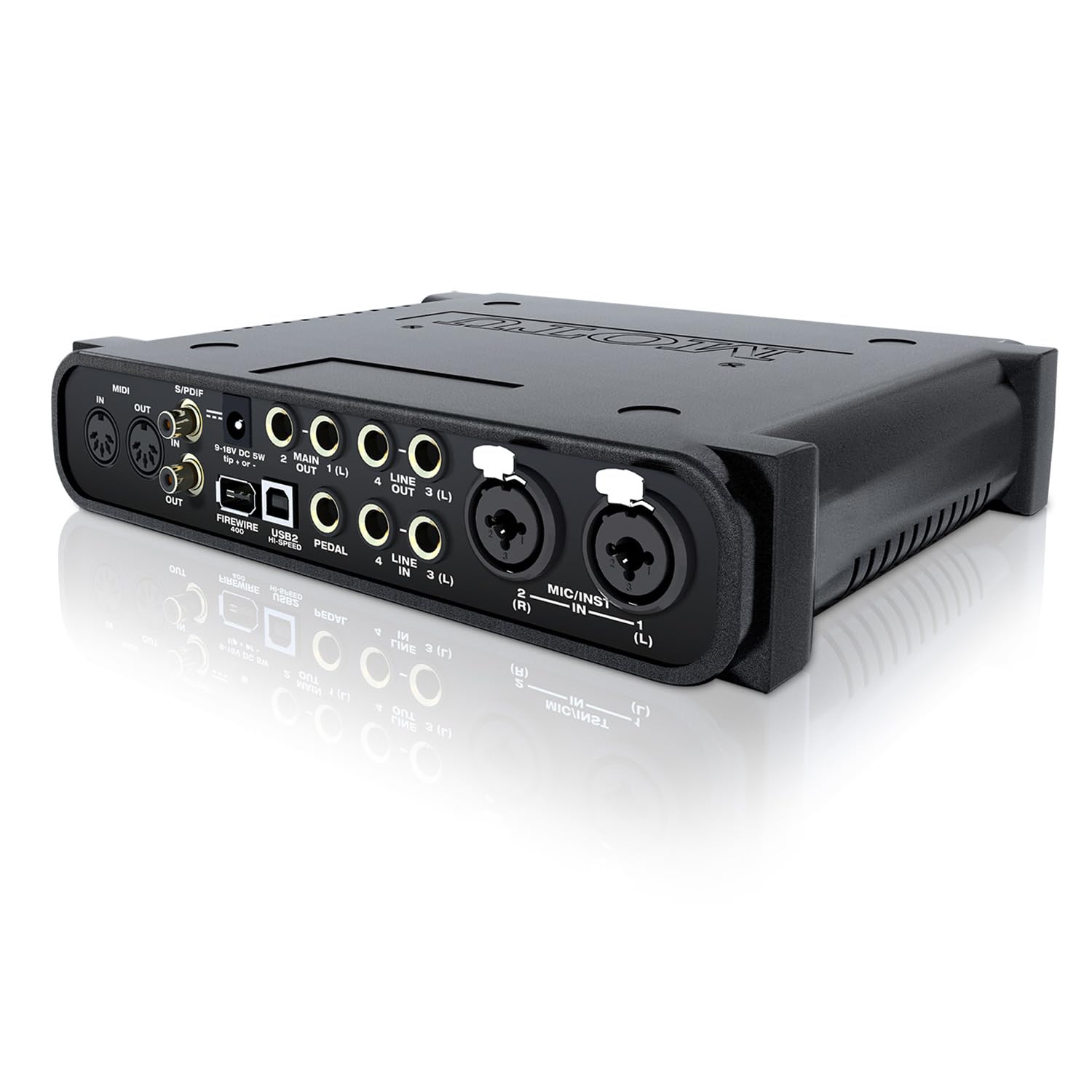 Motu Audio Express Hybrid 6 x 6 canali interfaccia audio Firewire USB standalone con cavo keepdrum XLR