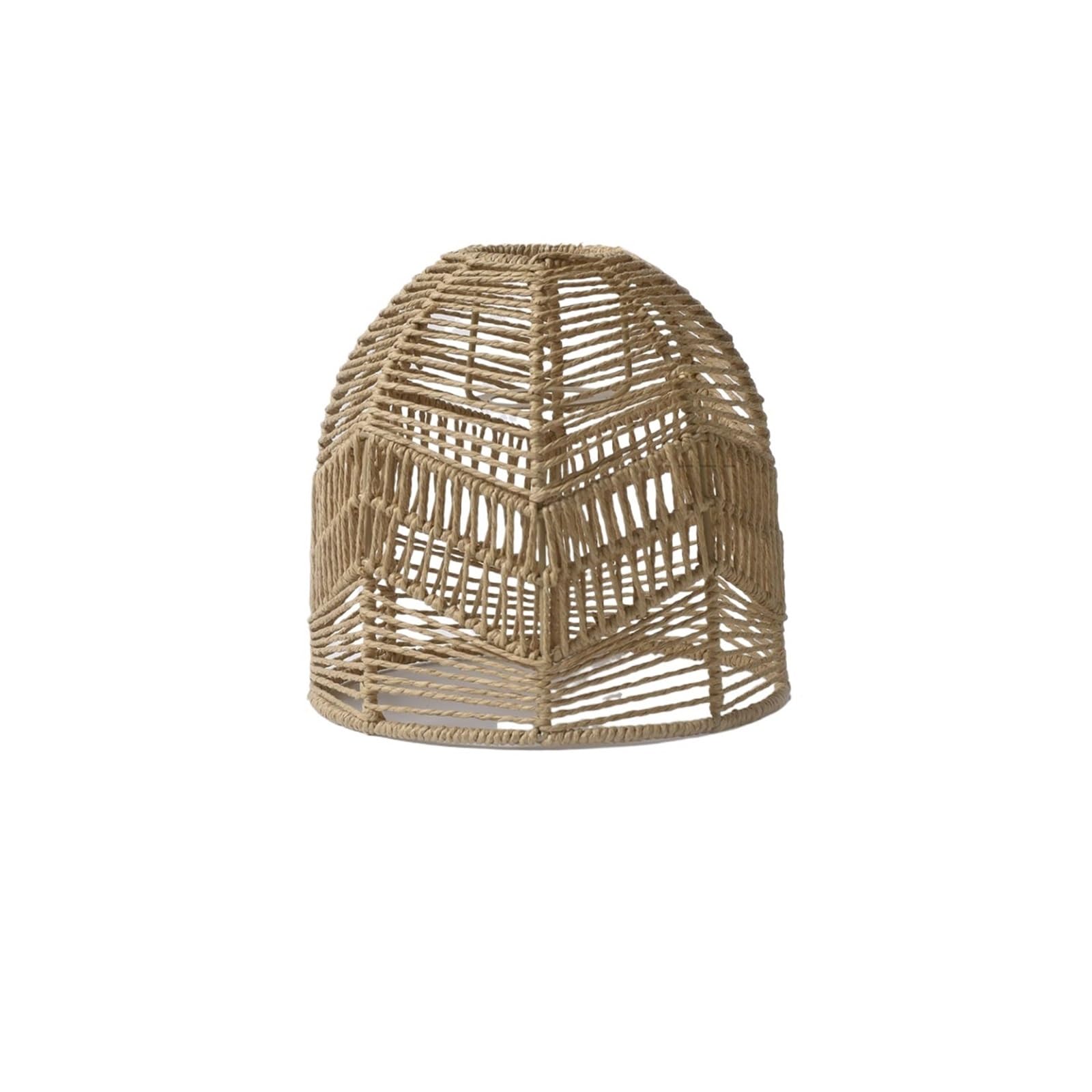 HKYBCF Lamp Shade Lantern Pendant Lamp Rattan Wicker Hand-Woven Lampshades Lighting Fixtures Hanging Light for Bedroom(Yellow)
