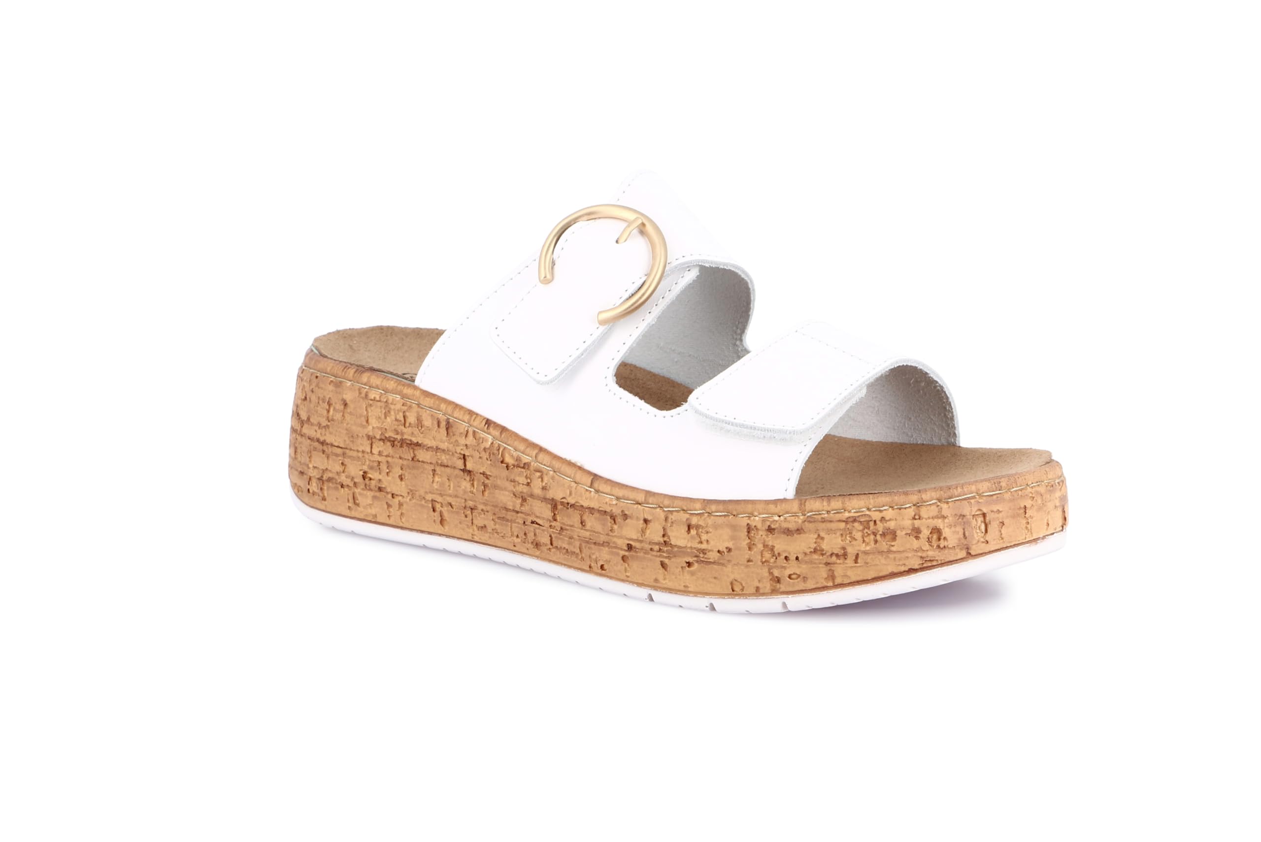 GRUNLAND CIABATTA DONNA P. COLOR BIANCO, SIZE 36 EU BIANCO 36