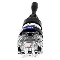 Vista 7 de 380V 15A AC Joystick Controller 4 posiciones 4NO Joy Stick Joystick Controller Switch Reemplazo