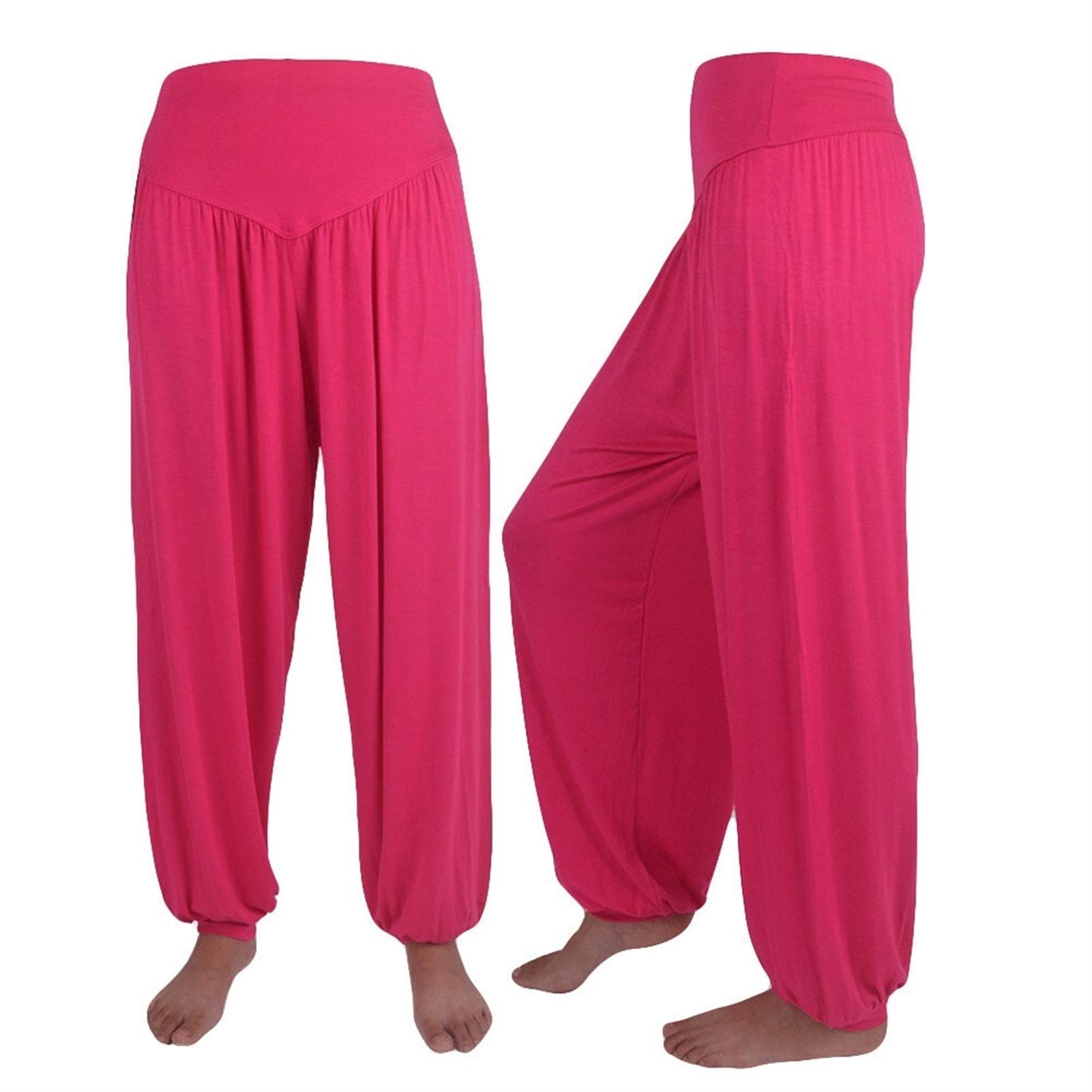 Mujeres Elásticos Pantalones Sueltos De Danza Algodón Suave Sólido Pantalones Deportivos Al Aire Libre Casual Sweetpants Leggings Pantalones Loose