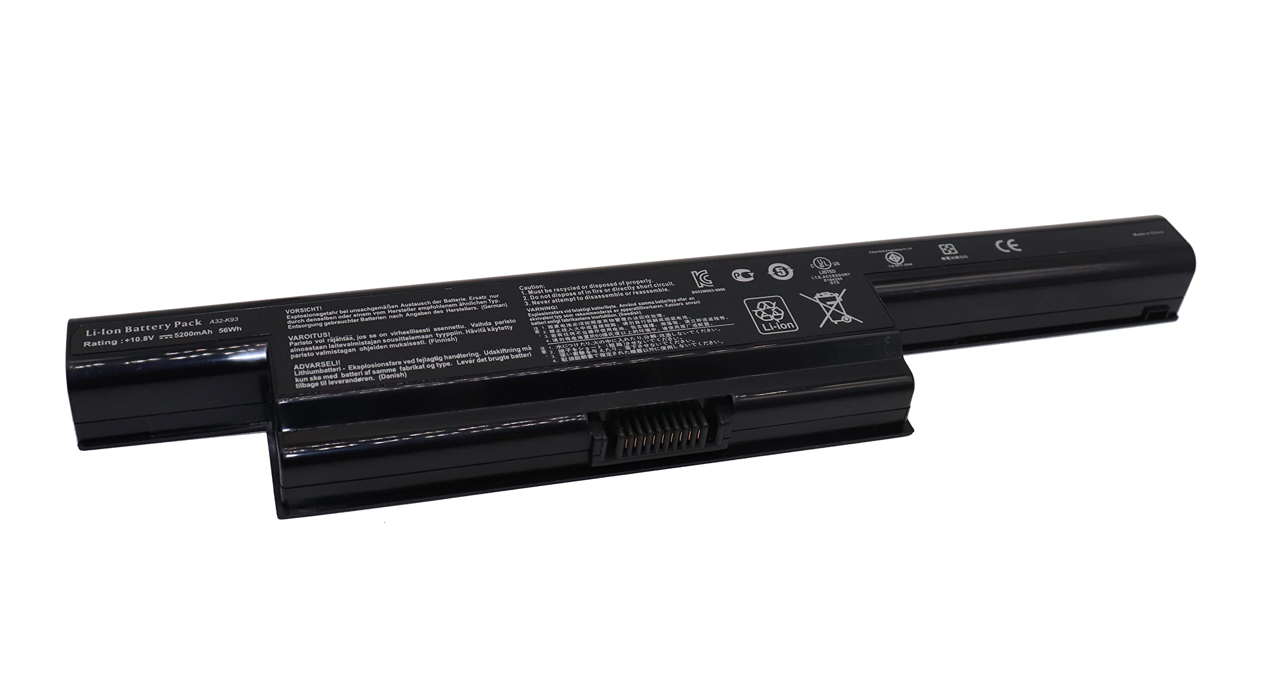 FESTAS Batteria compatibile con ASUS K93 K93SM K93SV K95V K95VM A93S A93SV A95VM X93S X93SM X93SV Pro91S Pro91SM Pro91SV R900 R90 0VJ Series A.. 41-K93 A42-K93