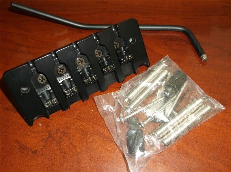 5-String Bass Bridge - Black,