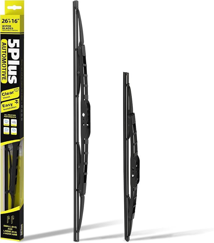 Palhetas de limpador de para-brisa de silicone 5 PLUS 26" + 16" para Toyota Corolla 2009–2018 – Par
