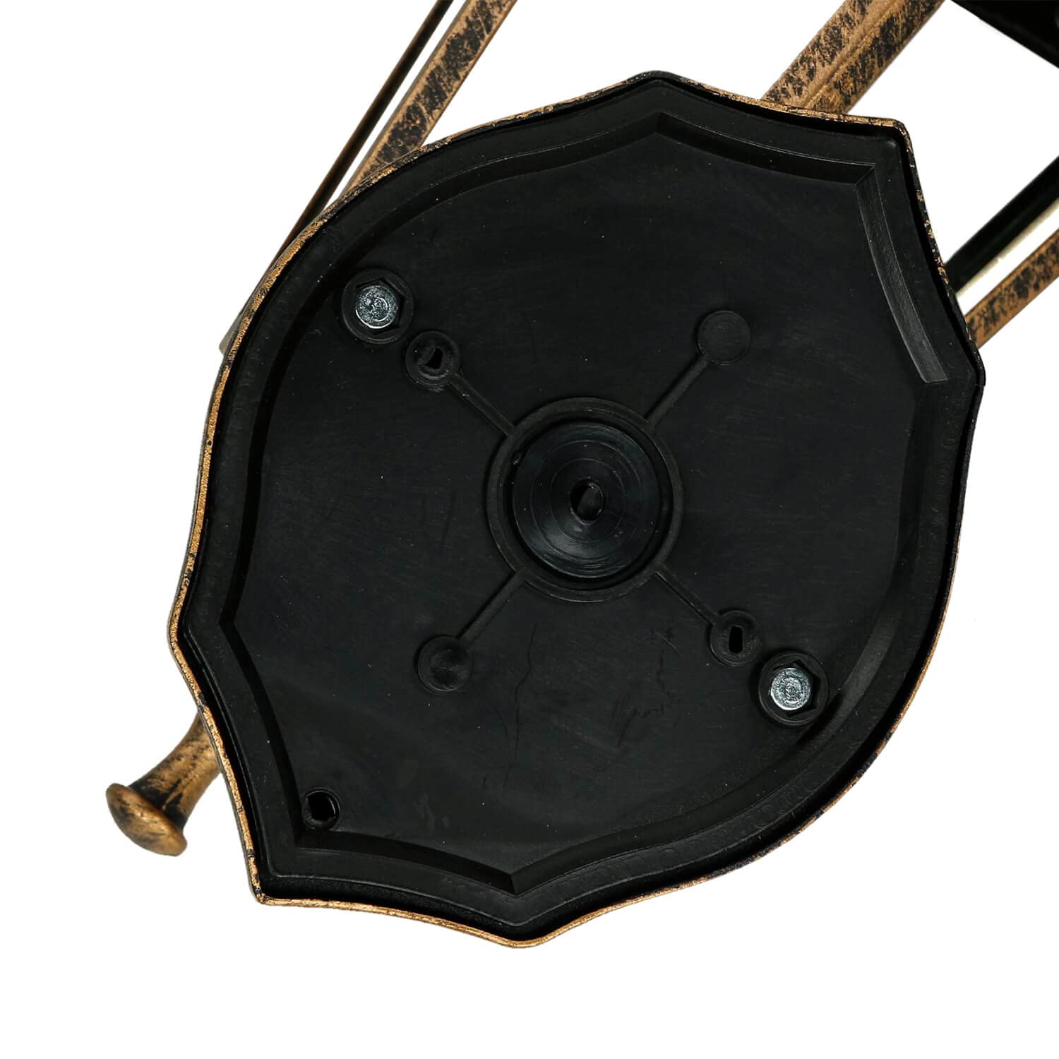 Licht-Erlebnisse Lampada da parete con braccio Paris stile retrò rame antico IP44 impermeabile in alluminio Applique per giardino cortile balcone viale di ingresso
