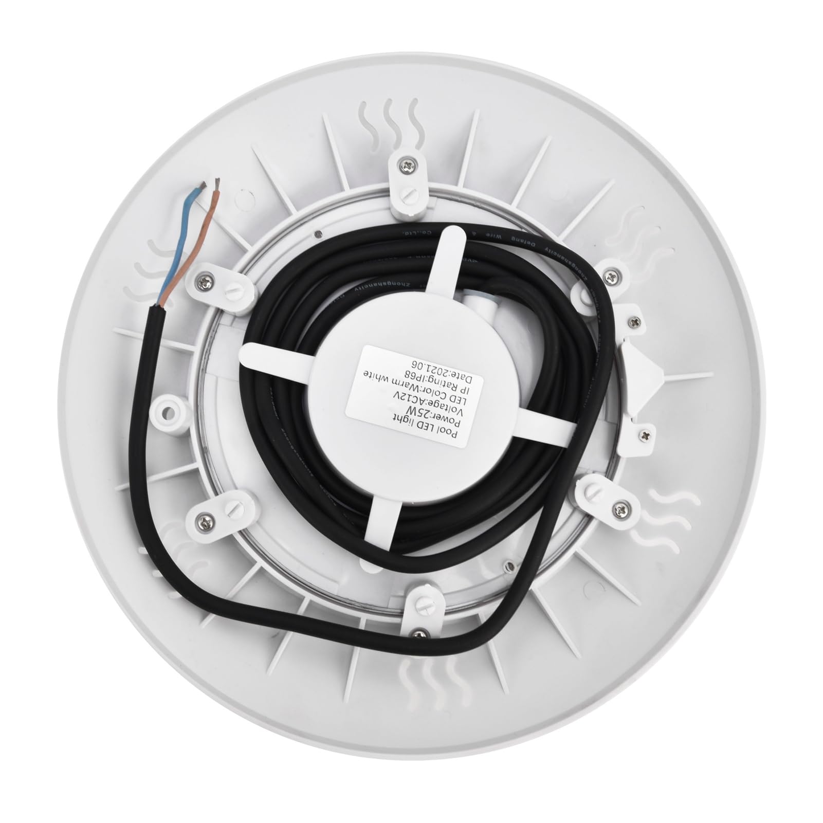 LIZEALUCKY SMD 2835 LED-Poolleuchte IP68 Vollharzgeklebte wandmontierte Unterwasserleuchte für den Hotelhof AC 12V (Bruder)