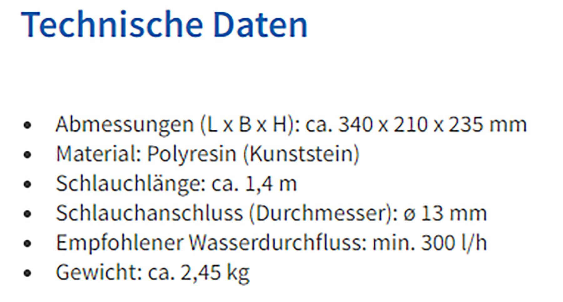 esotec Wasserspeier-Figur Frosch, Einzelfigur Teichfigur Gartenstatue, Brunnenfigur für Garten-Teich Mini-Teich, Wasserspiel Terrasse Balkon-Brunnen, Quellstein, Kunststein 100731
