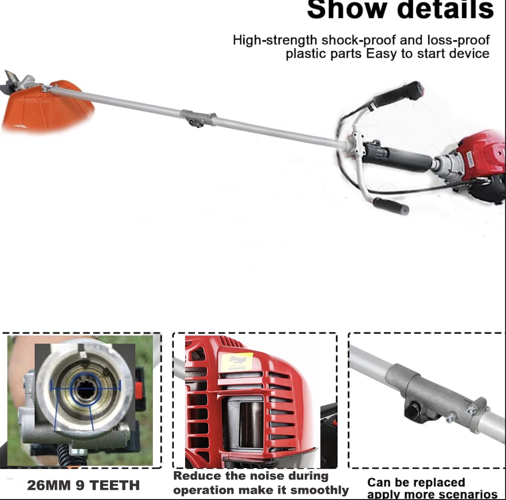 Amazon.com : GX50 Brush Cutter 7 in 1 Lawn Mower Pruner 4 Stroke