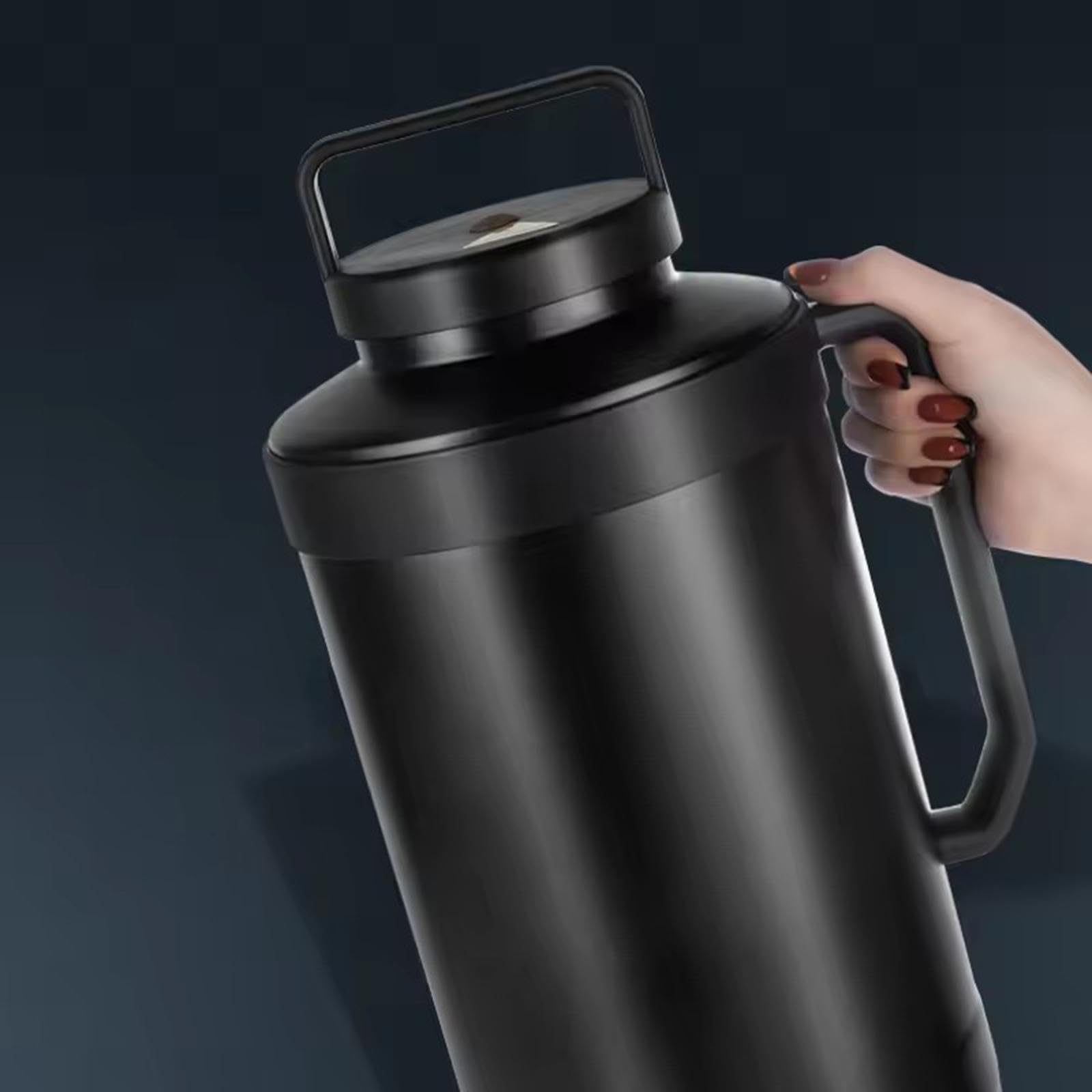 Secchiello per ghiaccio secco, contenitore per il trasporto, 8 litri, contenitore isolante multiuso, per ghiaccio per buffet, bar, campeggio,