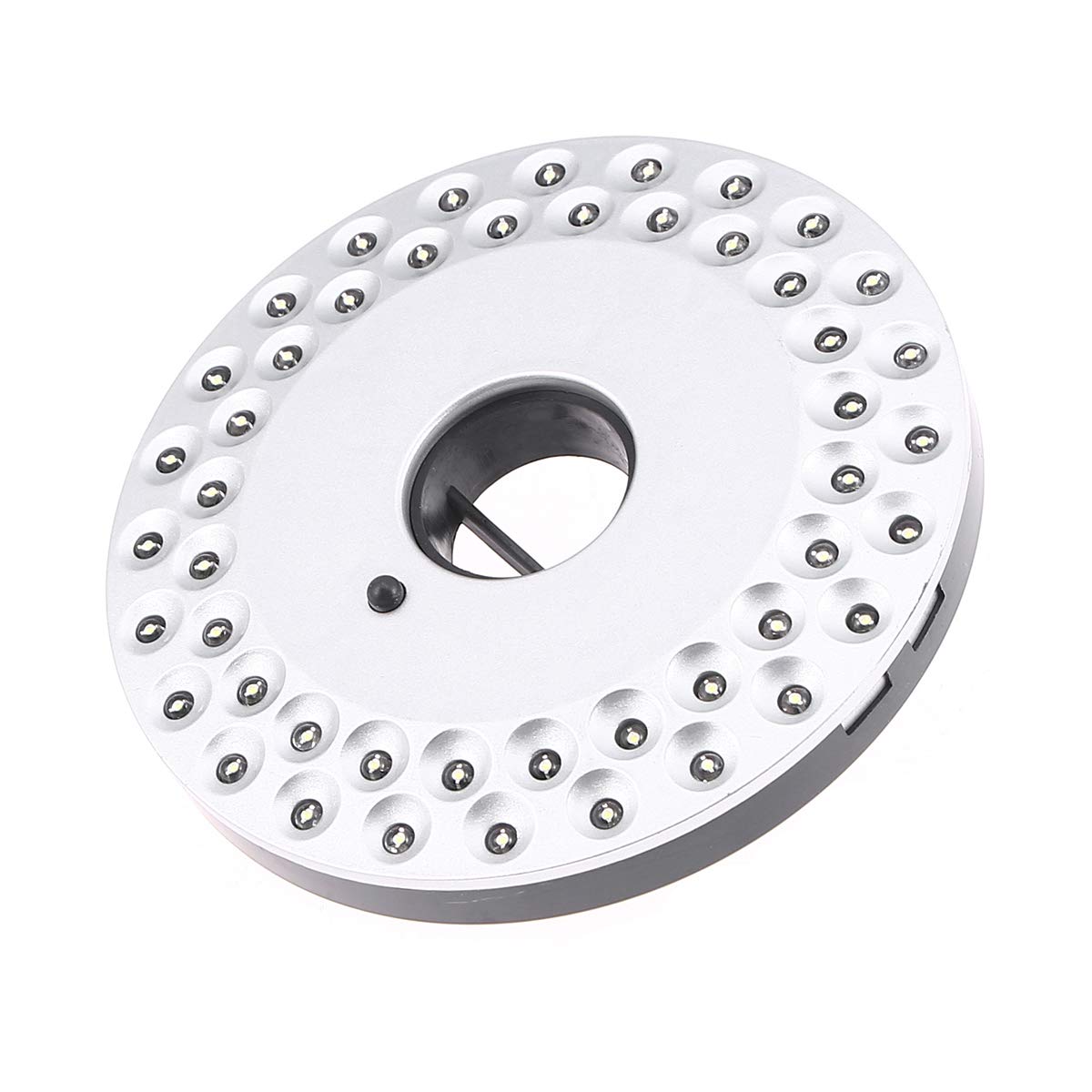 LIOOBO 48 LED Outdoor Camping Lamp Battery Operated Camping Lantern Without Batteries (Silver)