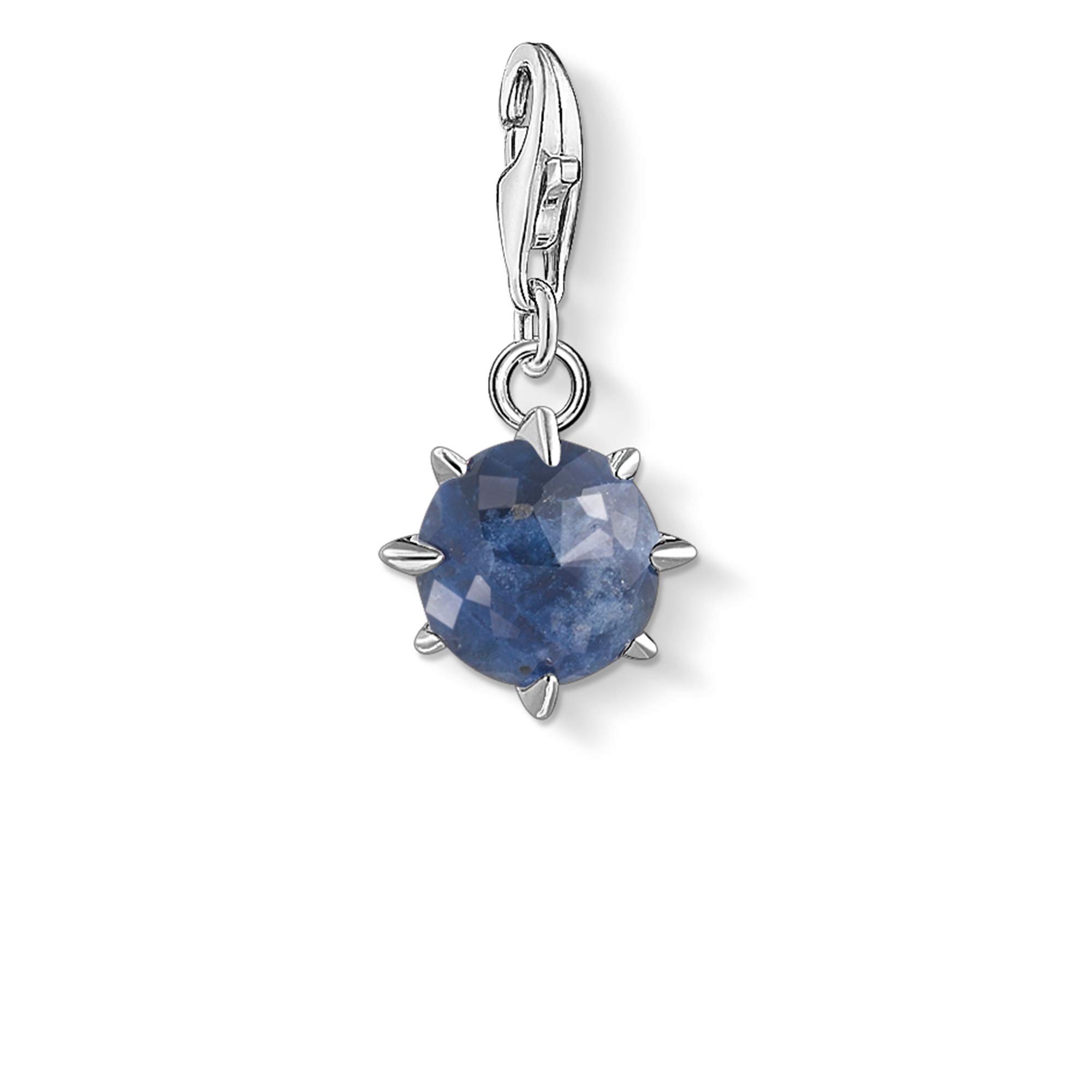 Thomas Sabo Damski charm, wisiorek, kamień urodzinowy, srebro wysokiej próby 925