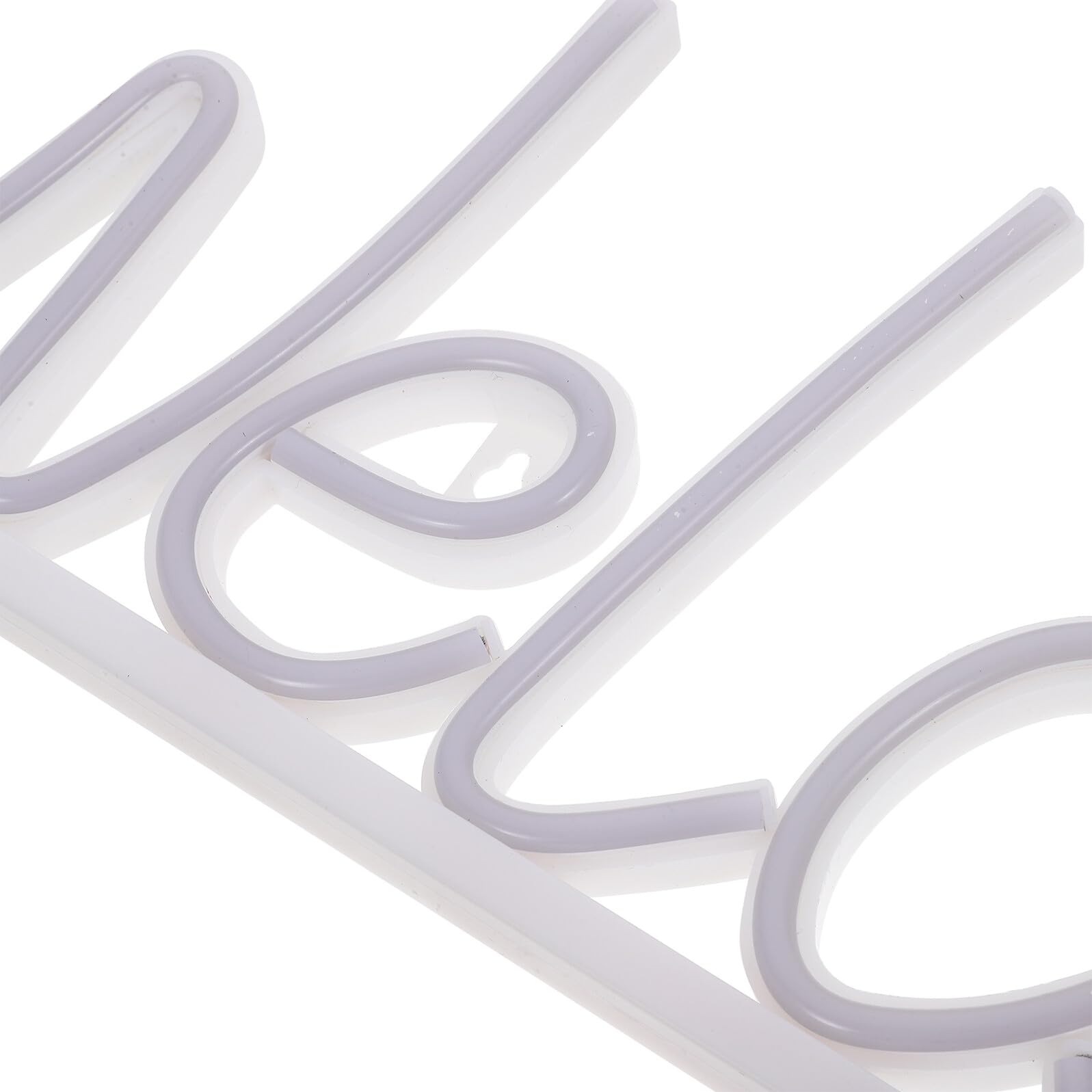 TOYANDONA LED Neon Schild „Welcome“ aus Acryl Dekorative LED Lampe für Party Bar und Wohnraumbeleuchtung Stimmungsvolle Wanddeko