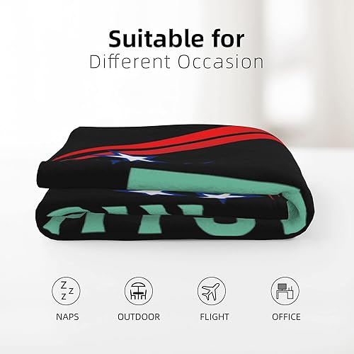 Miniatura 5 de CHASLI Womens Rights are Human Rights Manta de Felpa Suave y cálida para cama sofá y viaje Thick