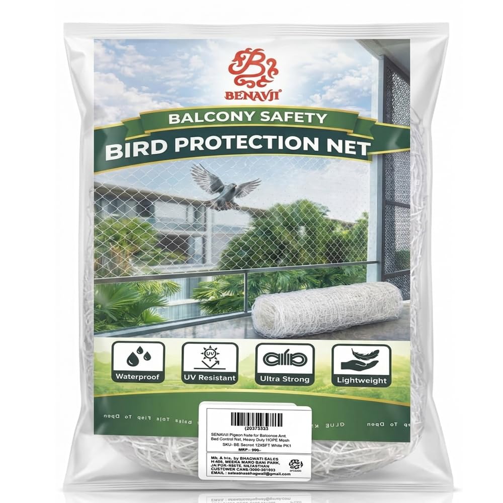 BENAVJI Bird Net - Protect Your Balcony! -2