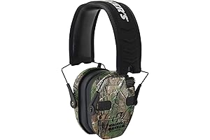 WALKER'S Razor Electronic Quad 4 Mics 23dB NRR Hearing Protection Sound Enhancing Hunting Shooting Earmuffs
