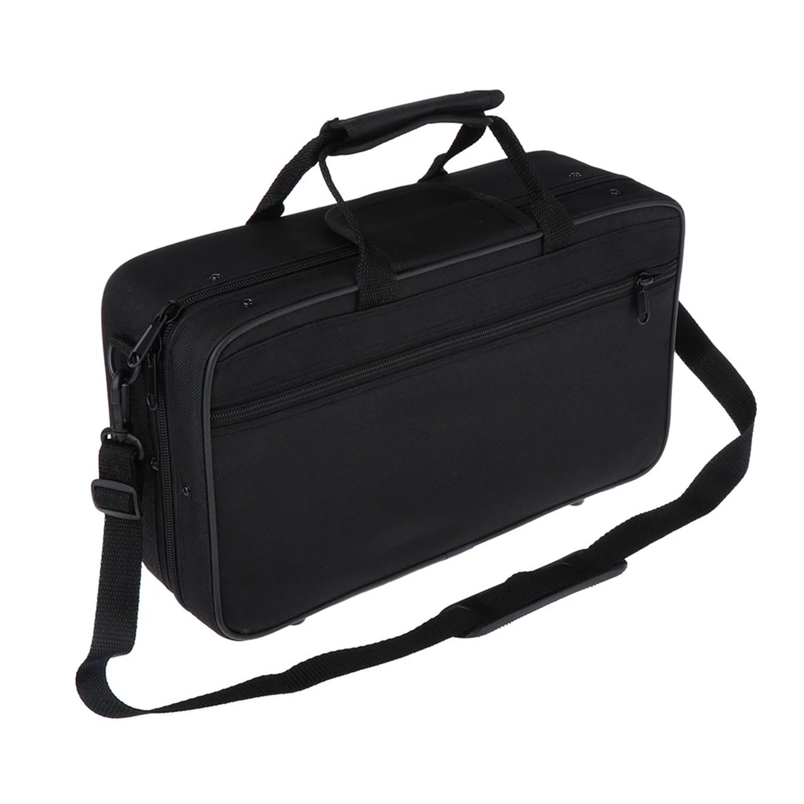 étui Pour Flûte Étui à flûte traversière sac à main sac de rangement Musical en cuir synthétique léger Concert bandoulière accessoires de poche extérieurs Pour Flûte