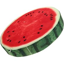 3D Fruit Stool Stump Cushion Watermelon Slice Memory Foam Cushion Pillow Doll Seat Pad Home Decor Watermelon