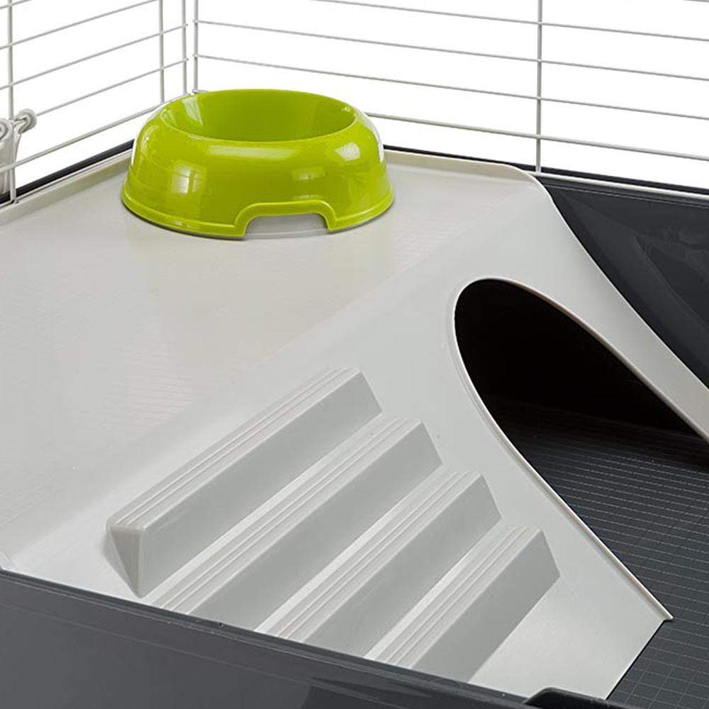Ferplast Cavie Guinea Pig Cage & Rabbit Cage | Pet Cage Includes All Accessories to Get You Started & a 1-Year Warranty