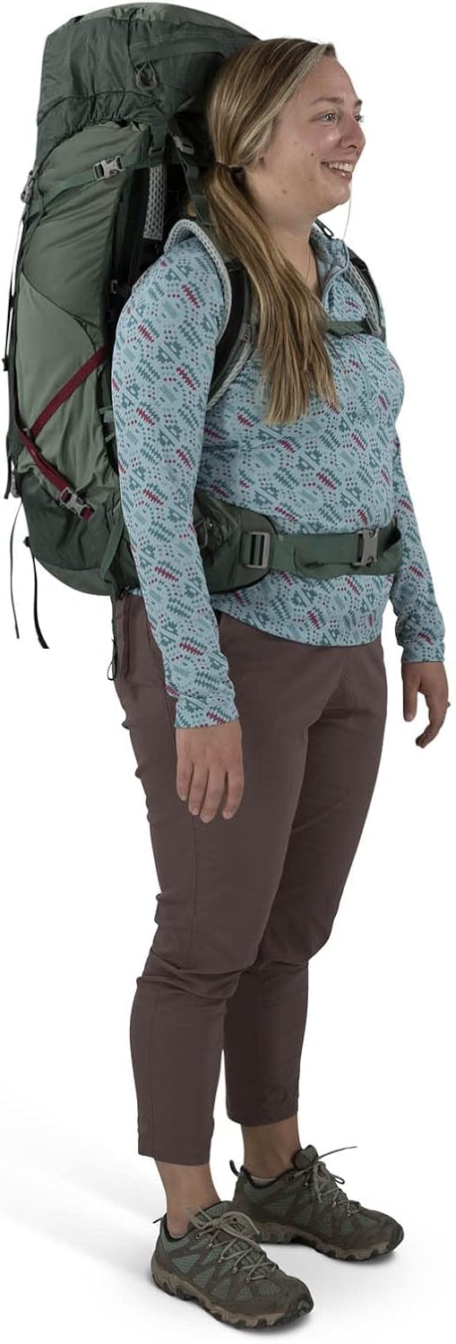 Osprey Aura AG LT Zaino da trekking donna, 50L Medium/Large, Purple