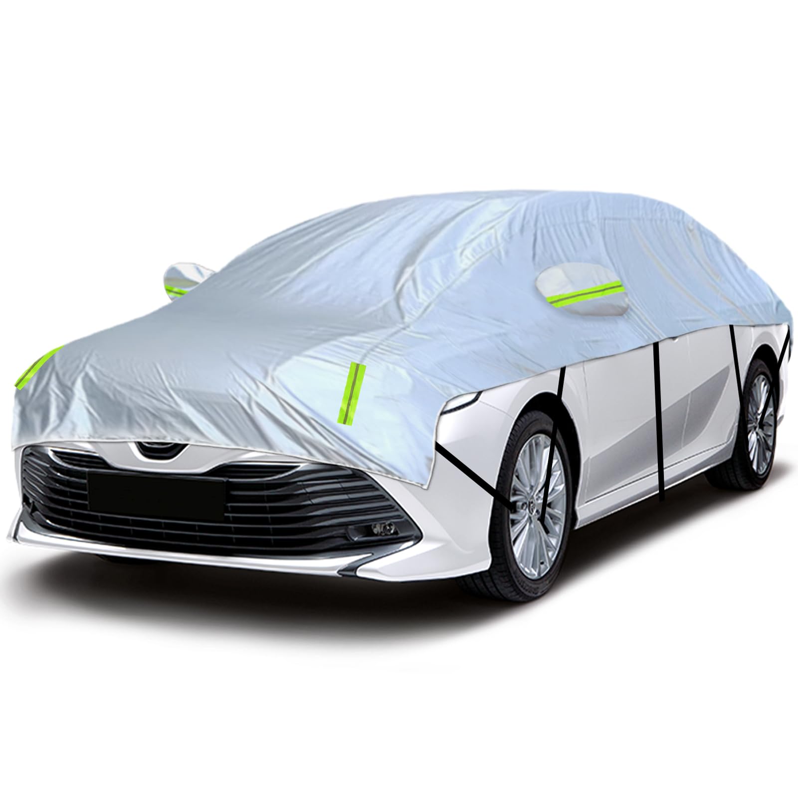 Half Car Cover Top All Weather Universial Car Cover Outdoor Indoor for Sunshade Cover Snow Cover Waterproof Snowproof