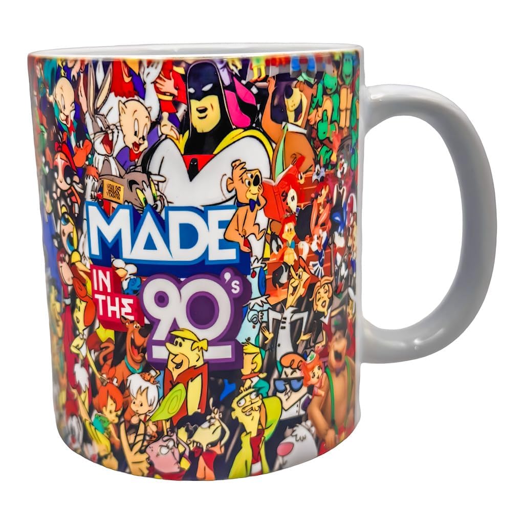 Shopi Zone Ceramic Mug, Cartoon 90s Nostalgic Mug, The Ideal Mug for Your Perfect Coffee, Creative Mug, Unique Mugs for Memorable Moments