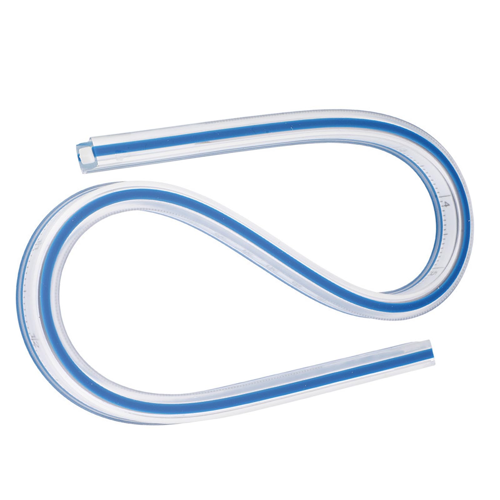 Flexible Drafting Ruler Bendable Drawing Ruler Double Side Scale for Architectural Drafting Sewing Drawing Tool Student