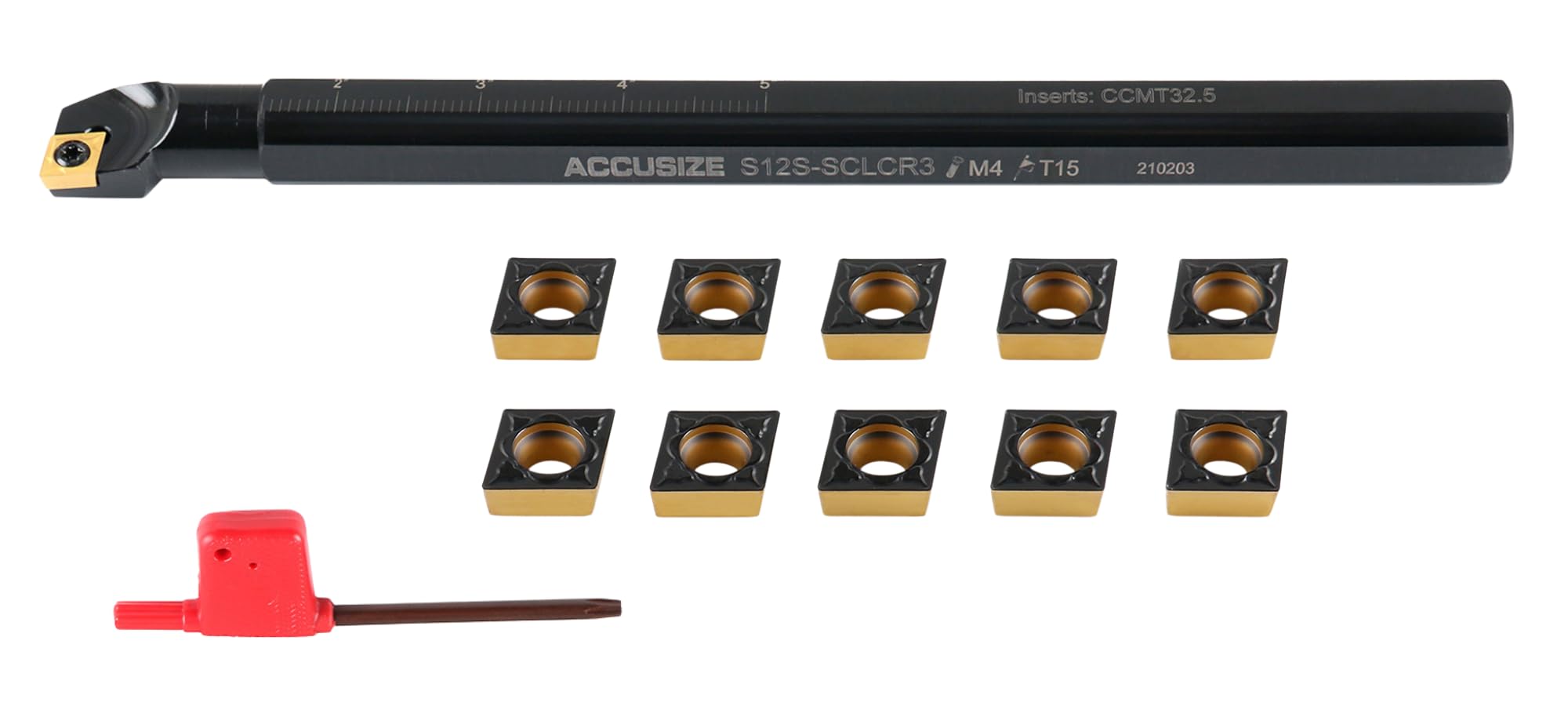 Indexable Boring Bar - 5/8" SCLCR, CCMT Inserts -12 Indexable Boring Bar - 5/8" SCLCR, CCMT Inserts -12