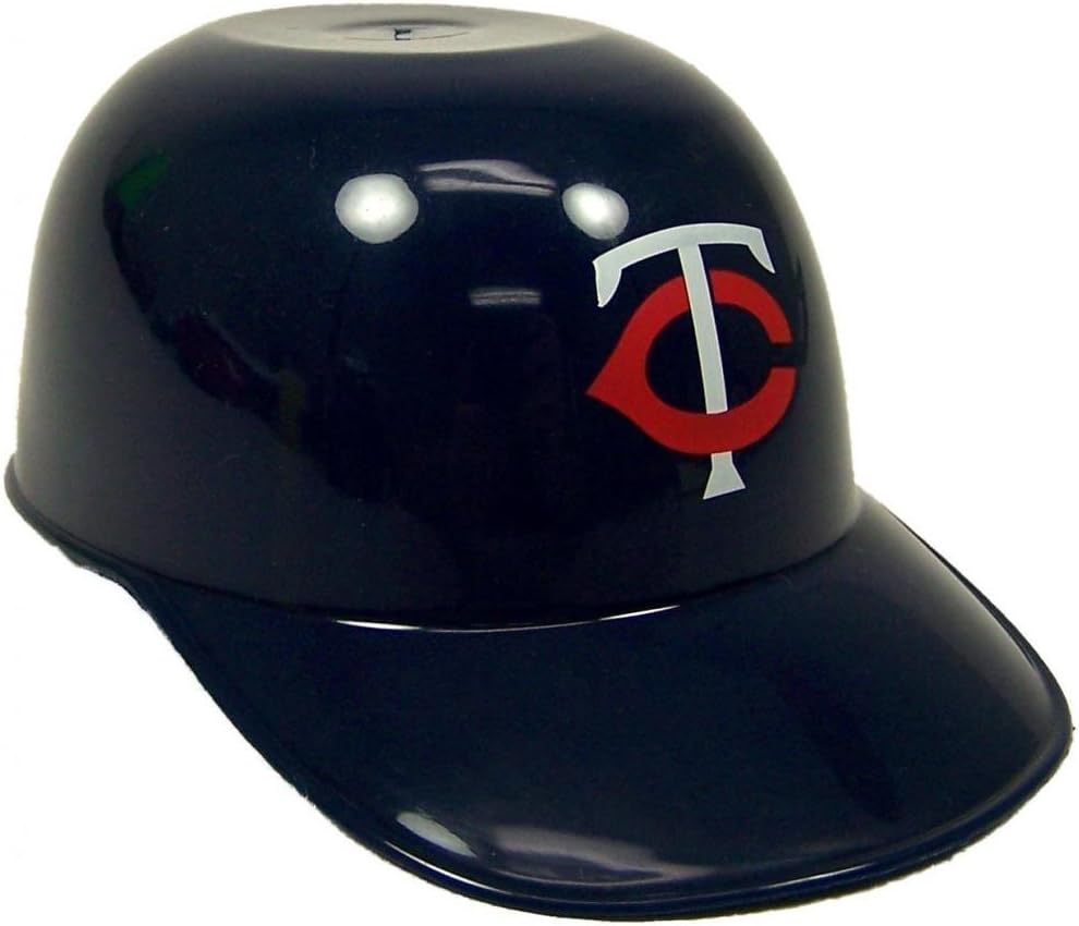 MLB Mini Batting Helmet Ice Cream Sundae/Snack Bowls, Twins - 24 Pack