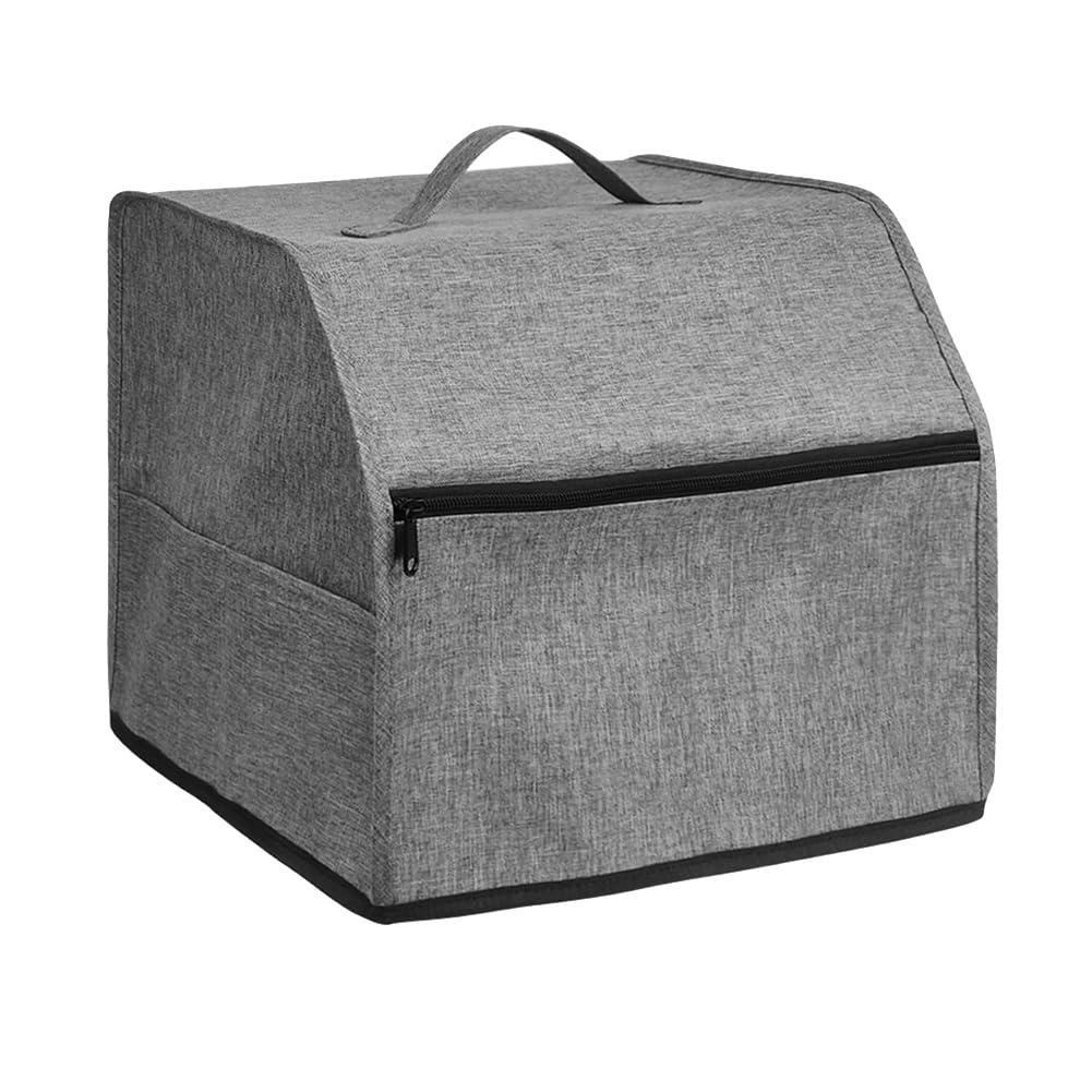 Boddceto Serger Machine Cover with Pockets for Storage,Sewing Machine Dust Cover for Most Standard Sergers,Overlock Machine Cover