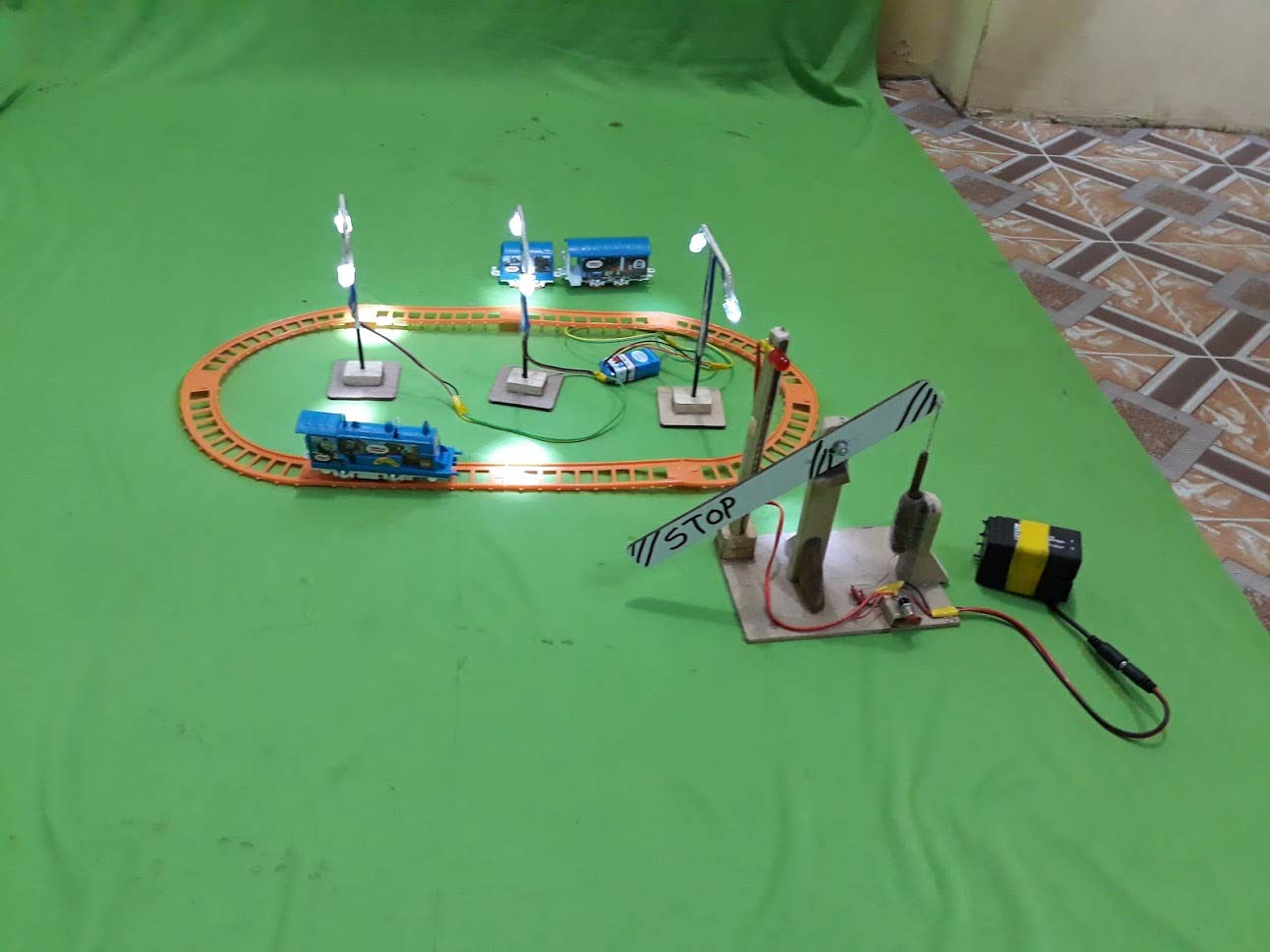 Buy Railway Barrier with Model Best Project with Home Made