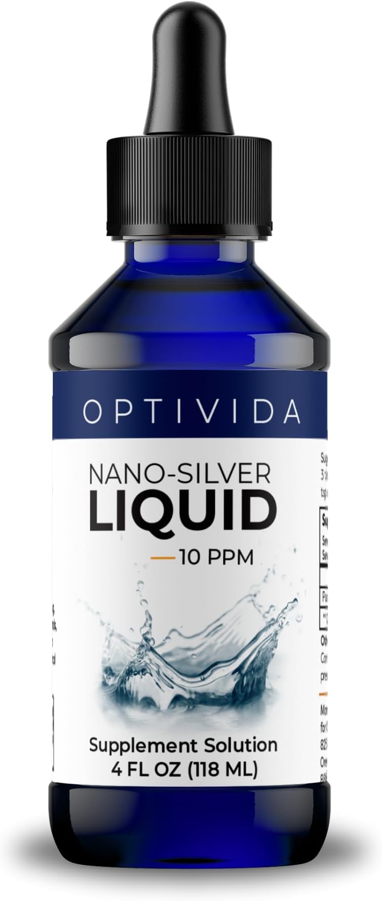 Optivida Health Colloidal Nano Silver Liquid for Immune
