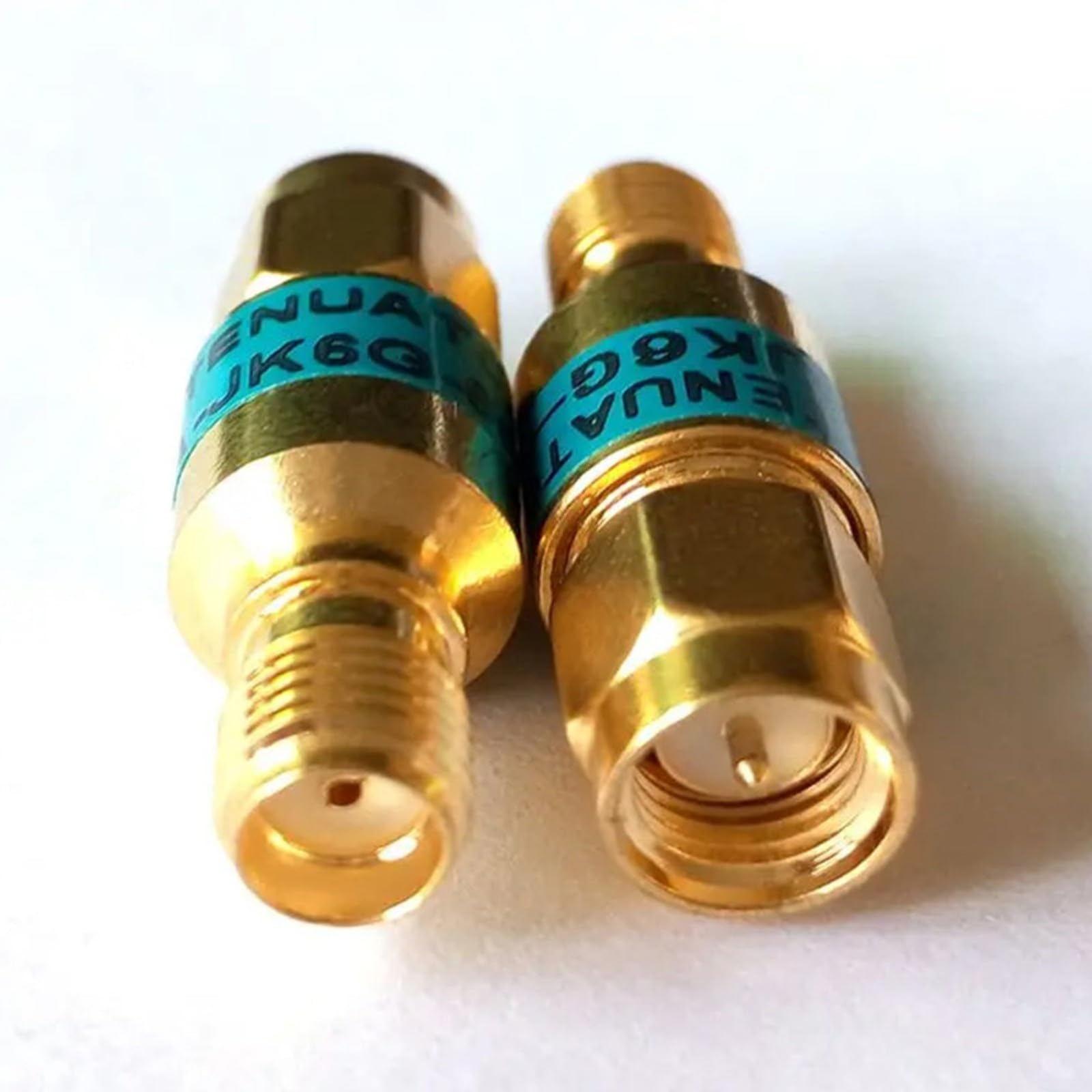 SMA 6GHz Dämpfungsglied Stecker Auf Buchse – 2W, 6dB/15dB/30dB – Vergoldeter Kupferstecker, DC-6 GHz, Für HF-Koaxialanwendungen