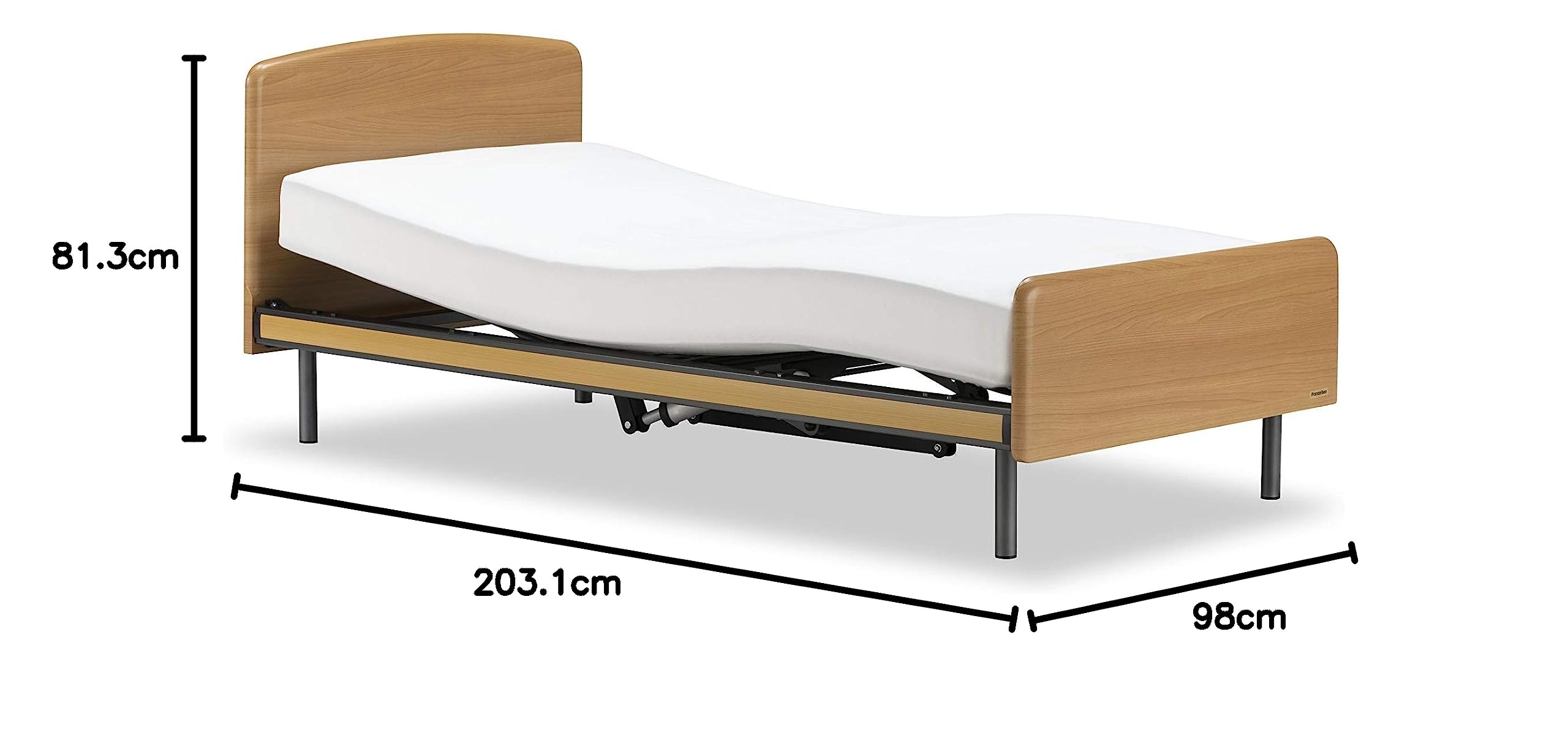 引き取り限定 FranceBed CU-101F 電動リクライニングベッド Amazon.co.jp: 【フランスベッド正規品】 電動ベッド ナチュラル色