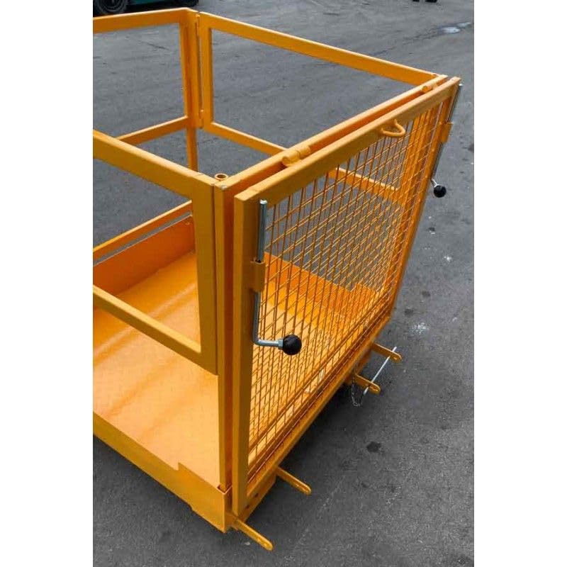 Jaula Sube Personas TYMBIA para carretilla elevadora 300kg de capacidad para 2 personas