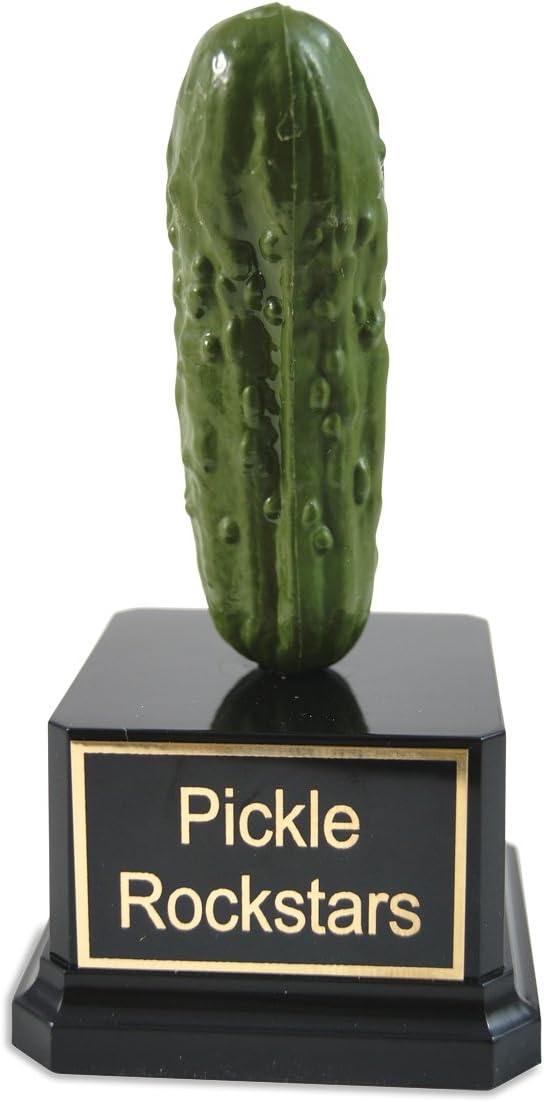 Far Out AwardsPickle Trophy - Life-Size Pickle Award, Pickle Eating Contest Trophy, Best Pickle Award, Pickle Lover Gift, Loser Trophy