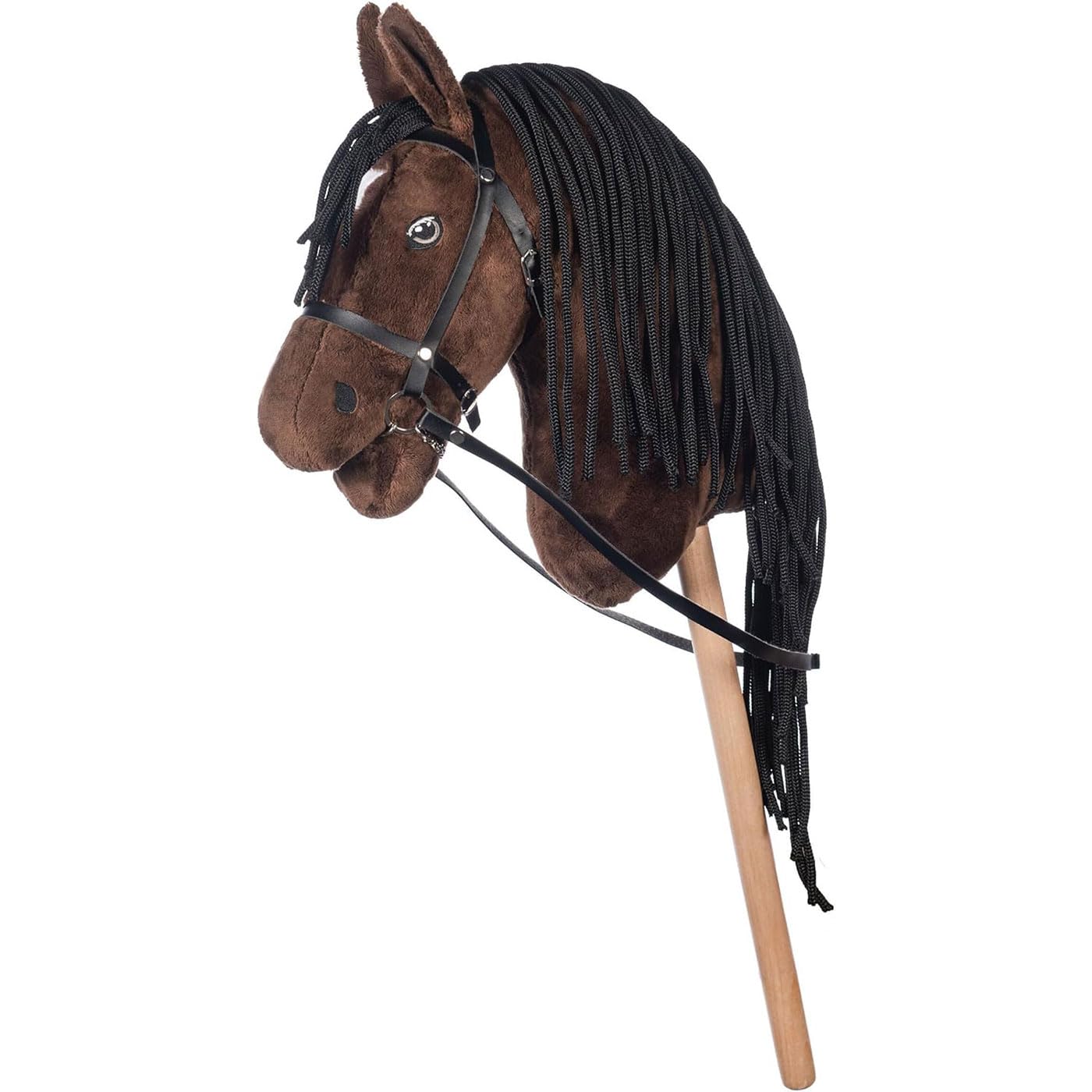 Brama West Hobby Horse Set Steckenpferd Stern + Halfterset Flower