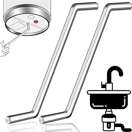 InSinkErator - Juego de 2 llaves de eliminación de basura compatibles con triturador de basura InSinkErator para desatascar/eliminación de basura de